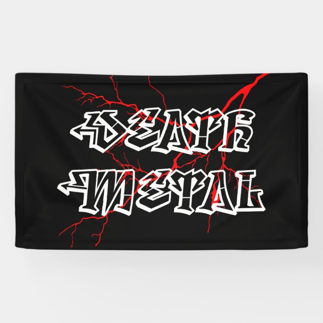 Death metal label banner (Horizontal)