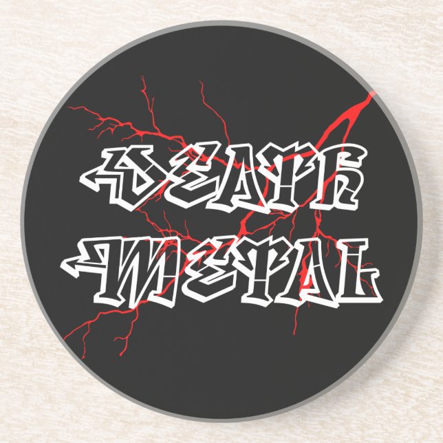 Death metal label coaster (Front)
