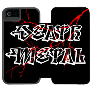 Death metal label incipio watson™ iPhone 5 wallet case