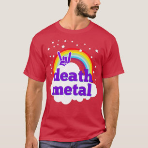 Death metal pink rainbow T-Shirt