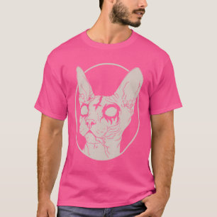 Death Metal Sphynx Cat Satanic Clothing For Men Wo T-Shirt