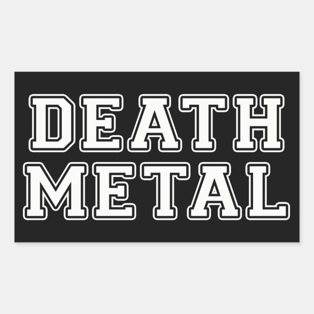 Death Metal Sticker (Front)