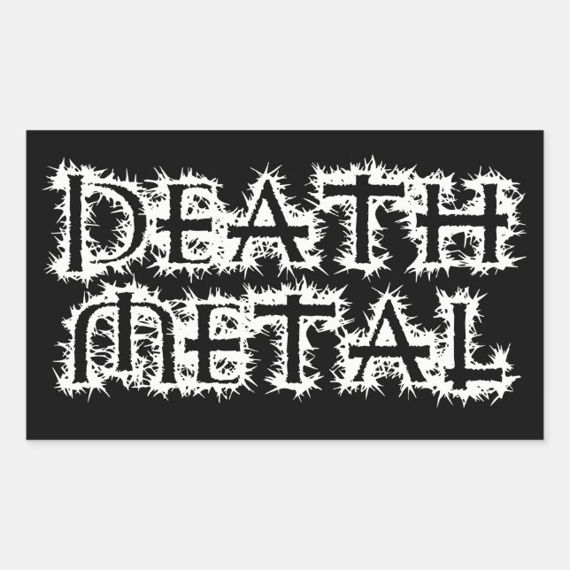 Death Metal Sticker (Front)