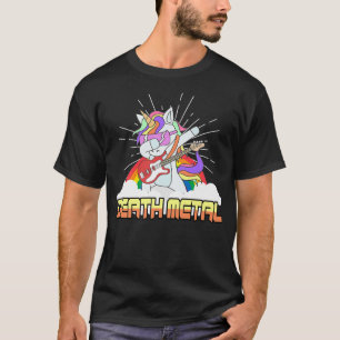 Death Metal Unicorn Rock Music Guitar Guitarists16 T-Shirt