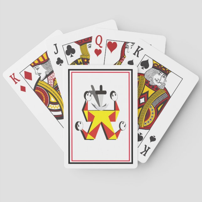 Death of a Clown Detail Playing Cards (Back)