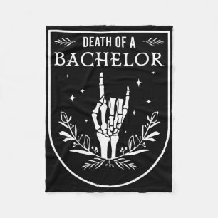 Death Of Bachelor Groom Groomsman Gothic Halloween Fleece Blanket