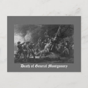 Death of General Montgomery Postcard