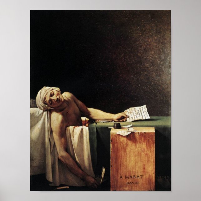 Death of Marat Poster (Front)