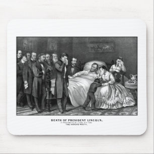 Death Of President Lincoln Mouse Pad