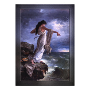 Death of Sappho by Miguel Carbonell Selva Photo Print