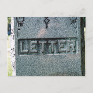 Death of the Written Word Postcard