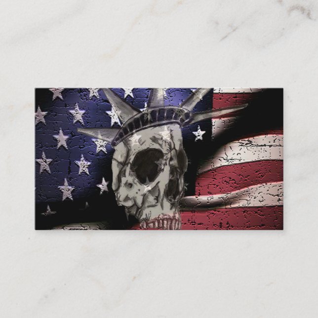 Death or Liberty Business Card (Front)