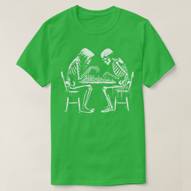 death plays chess T-Shirt (Design Front)