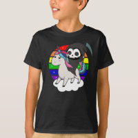 Death Riding Unicorn Funny Unicorns Rainbow