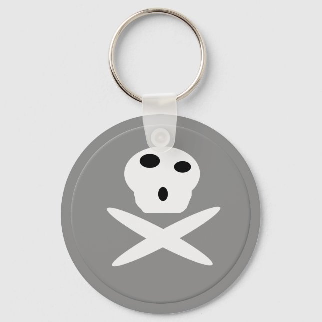 Death Rune Runescape Keychain (Front)