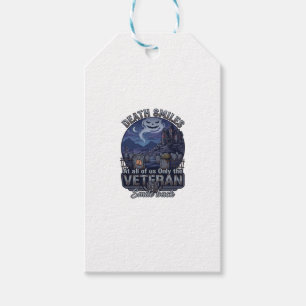 Death Smiles Veteran Halloween Ghost Graveyard Hau Gift Tags