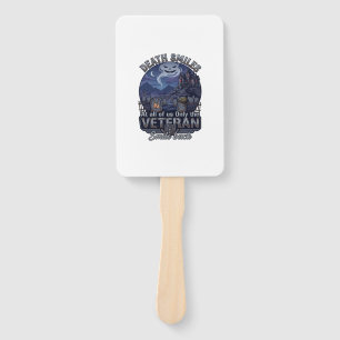 Death Smiles Veteran Halloween Ghost Graveyard Hau Hand Fan