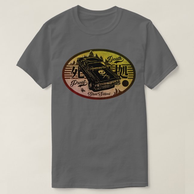 Death Speed School Label T-Shirt (Design Front)