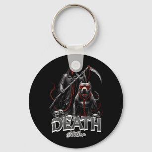 Death Stalker Grim Reaper Dog Halloween Keychain