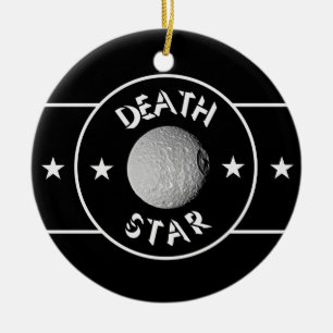 Death star ceramic ornament