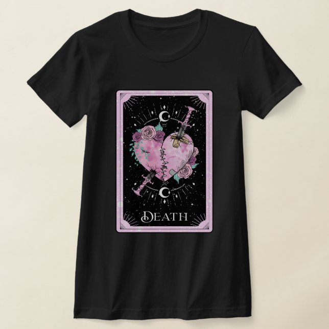 Death Tarot Card T-Shirt (Laydown)