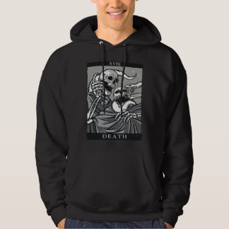 Death Tarot Card Tarot Card XIII 13 Skeleton Snake Hoodie