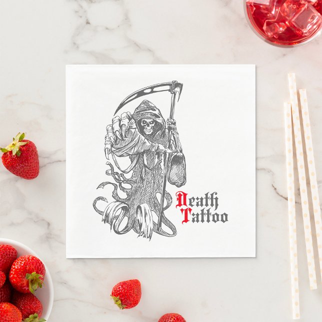 Death Tattoo Napkin (Creator Uploaded)
