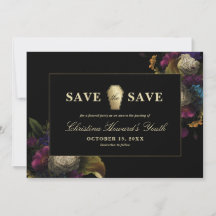 Death to My 20s 30th Birthday Save the Date Card