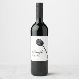 Death to My 20s Birthday Wine Label