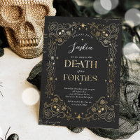 Death To My Forties Halloween 50th Birthday Party