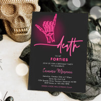 Death To My Forties Halloween 50th Birthday Party