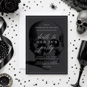 Death to Your 20's Party Invitation