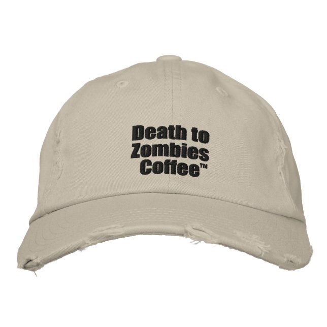 Death to Zombies Coffee Cap (Front)
