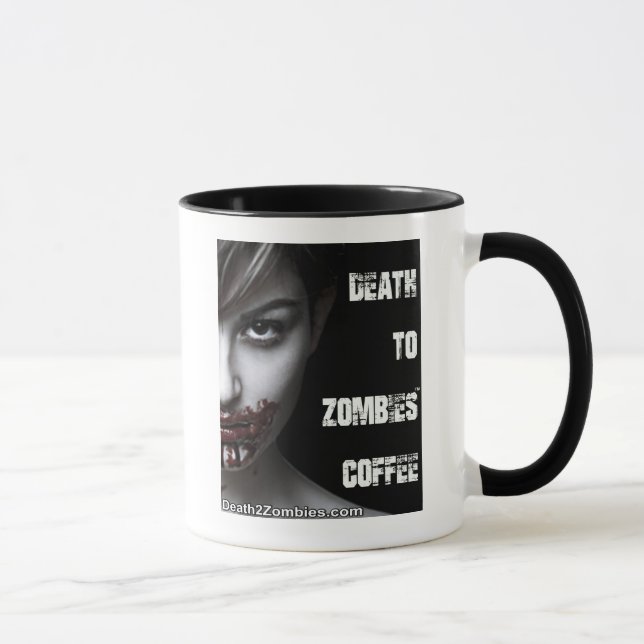 Death to Zombies Coffee Mug (Right)