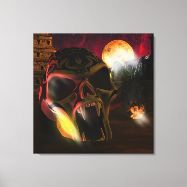 Death Valley Canvas Print (Front)