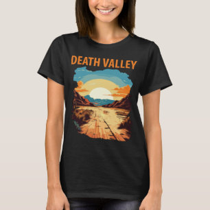Death Valley Desert Path Orange Travel T-Shirt