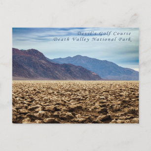 Death Valley Devil's Golf Course Postcard