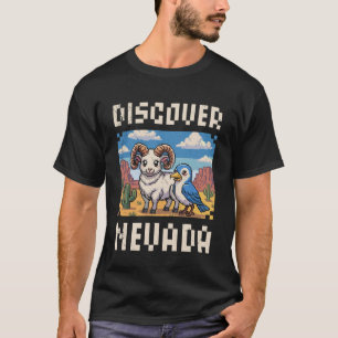 Death Valley DISCOVER NEVADA Bighorn Sheep Funny N T-Shirt