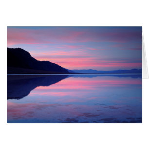 Death Valley National Park. Badwater at dawn