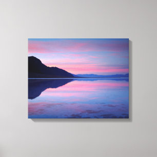 Death Valley National Park. Badwater at dawn Canvas Print