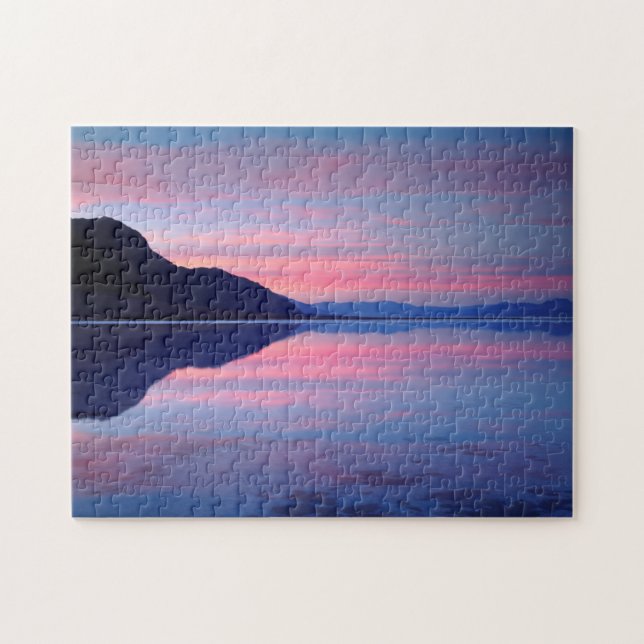 Death Valley National Park. Badwater at dawn Jigsaw Puzzle (Horizontal)