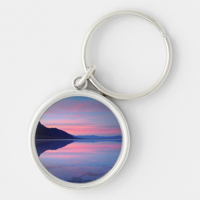 Death Valley National Park. Badwater at dawn Keychain (Front)