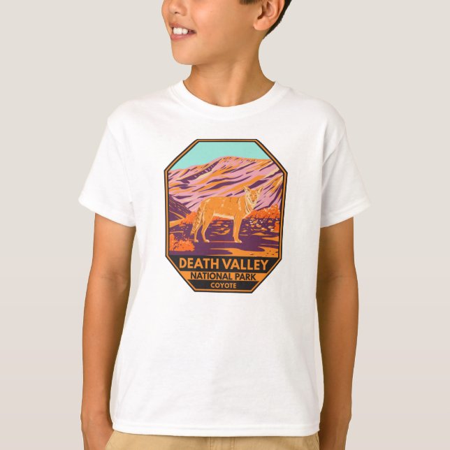  Death Valley National Park Coyote Vintage T-Shirt (Front)