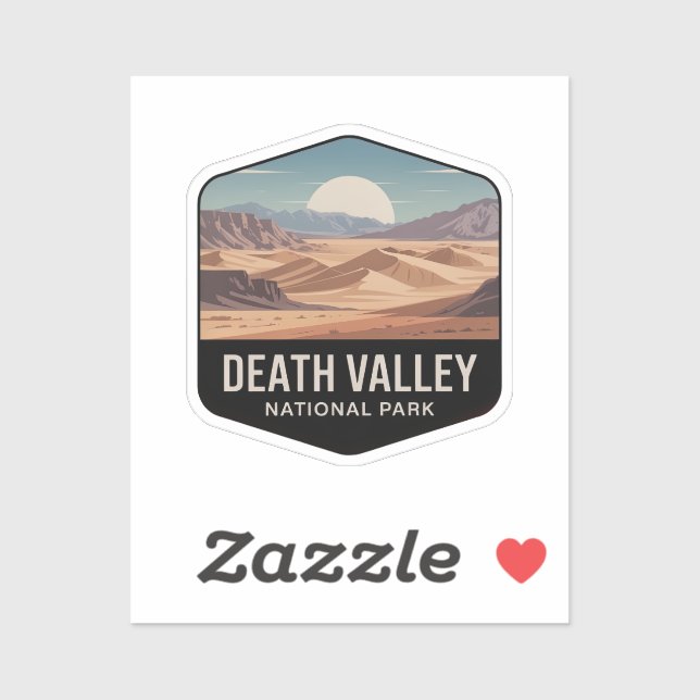 Death Valley National Park Desert Badge (Sheet)
