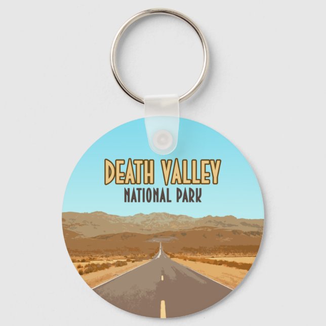Death Valley National Park Nevada Vintage Keychain (Front)