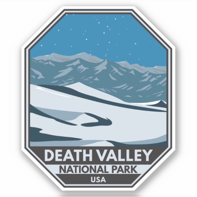 Death Valley National Park Night Sky Vintage (Front)
