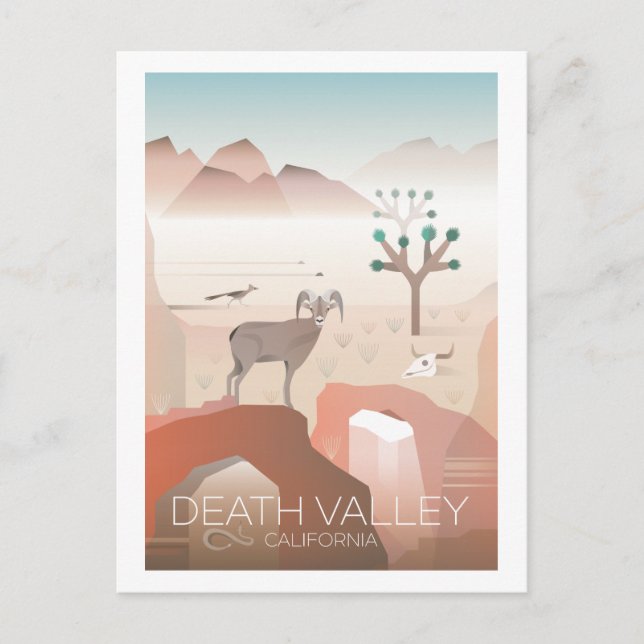 Death Valley National Park Postcard (Front)