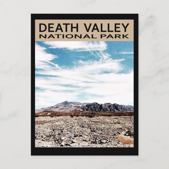 Death Valley National Park Postcard (Front)