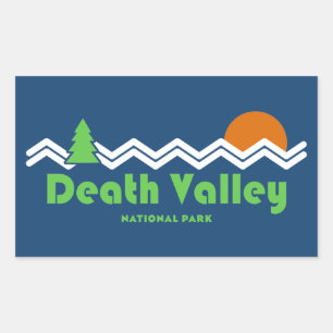 Death Valley National Park Retro Sticker