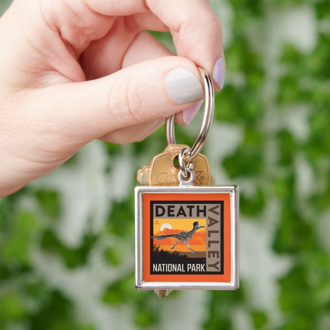 Death Valley National Park | Roadrunner Keychain (Hand)